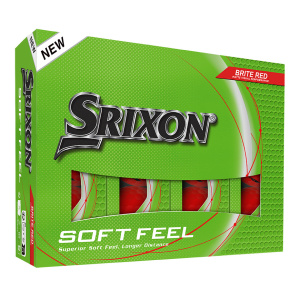 SOFT FEEL BRITE Golf Balls - Brite Red