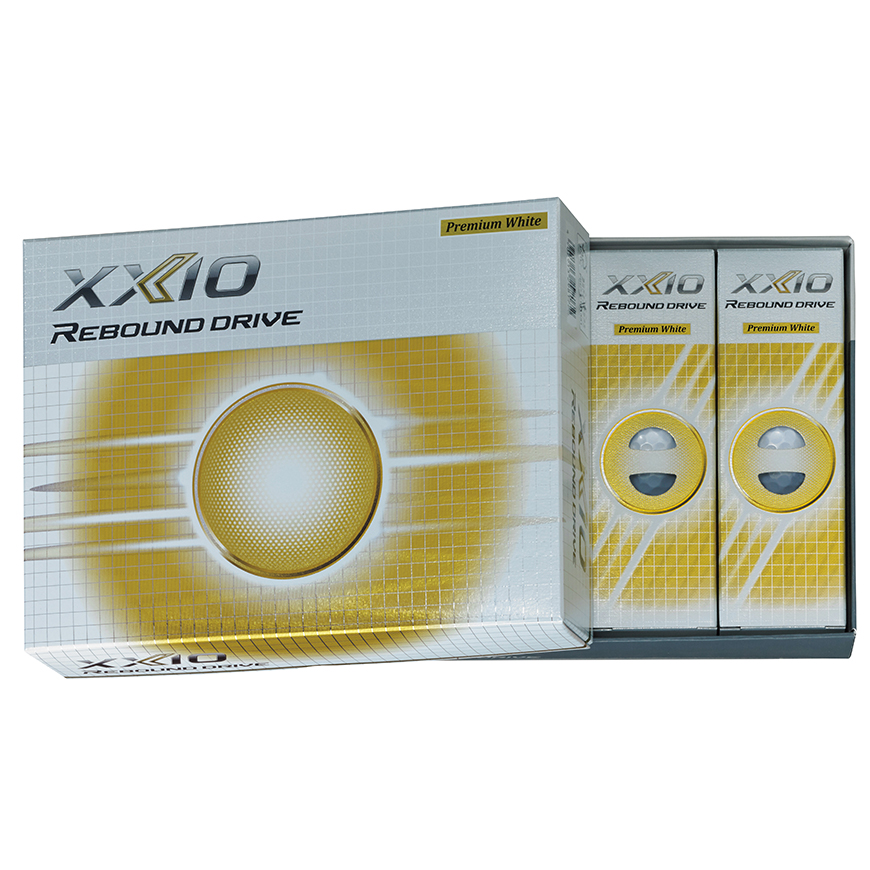 XXIO Rebound Drive Golf Balls – Premium White – Dunlop