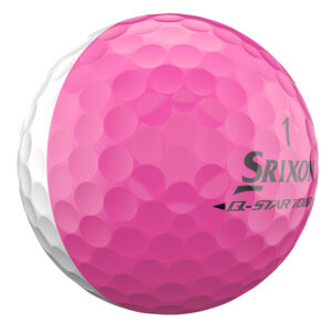 Q-STAR TOUR DIVIDE Golf Balls - White/Pink